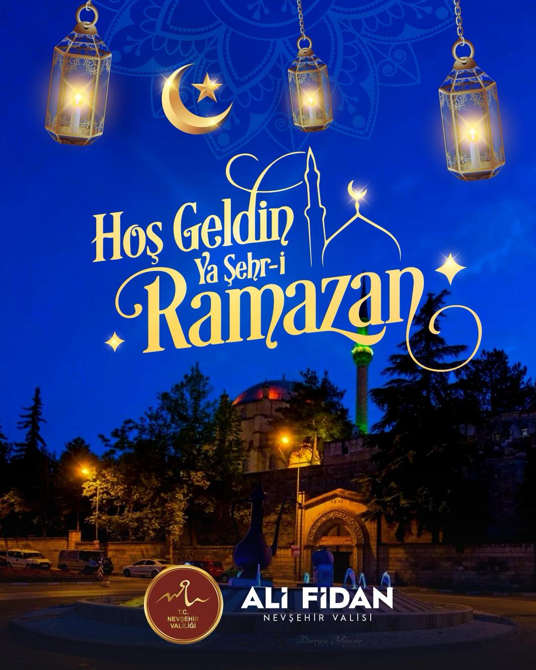 Valimiz Sayın Ali Fidan'ın Ramazan Ayı Mesajı